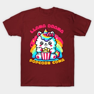 Popcorn llama T-Shirt